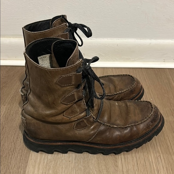 Sorel Men's Brown Leather Boots - Picture 1 of 5